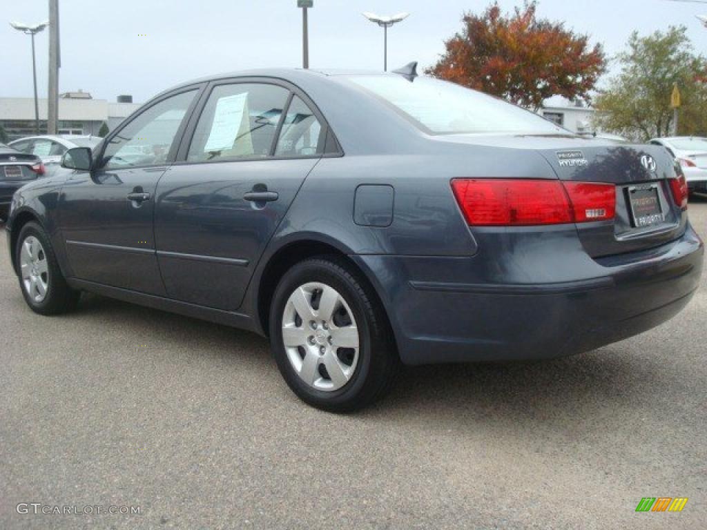 2010 Sonata GLS - Slate Blue / Gray photo #4