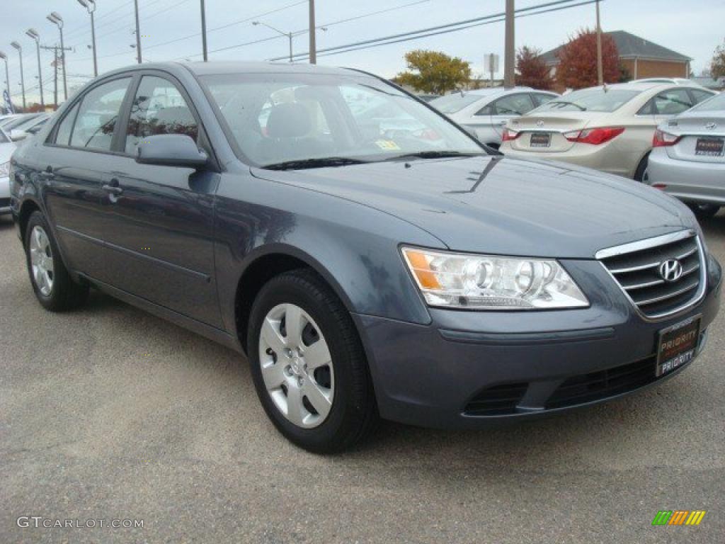 2010 Sonata GLS - Slate Blue / Gray photo #8