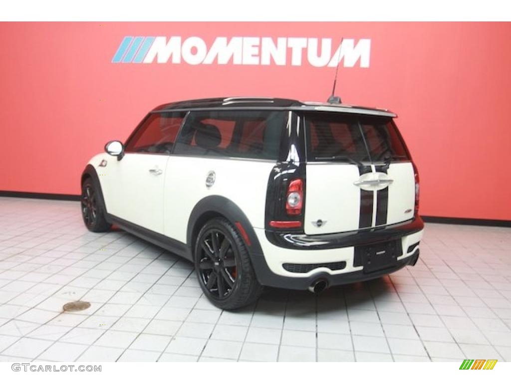 2009 Cooper John Cooper Works Clubman - Pepper White / Punch Carbon Black Leather photo #3