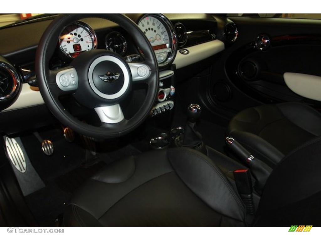 2009 Cooper John Cooper Works Clubman - Pepper White / Punch Carbon Black Leather photo #5