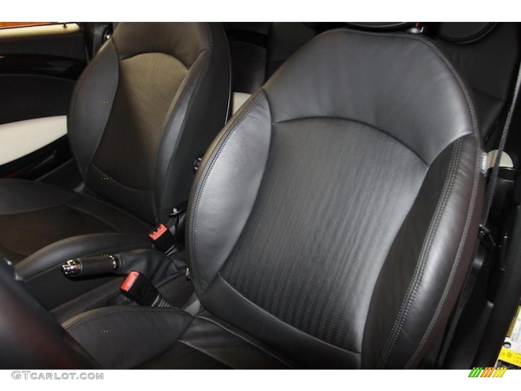 2009 Cooper John Cooper Works Clubman - Pepper White / Punch Carbon Black Leather photo #6