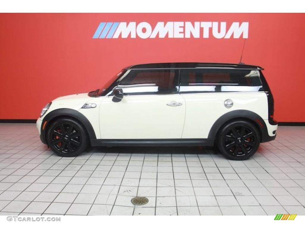 2009 Cooper John Cooper Works Clubman - Pepper White / Punch Carbon Black Leather photo #32