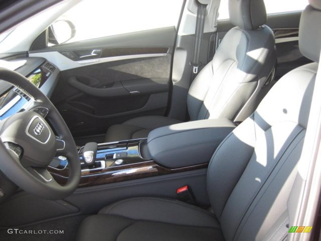 Black Interior 2011 Audi A8 4.2 FSI quattro Photo #40118531