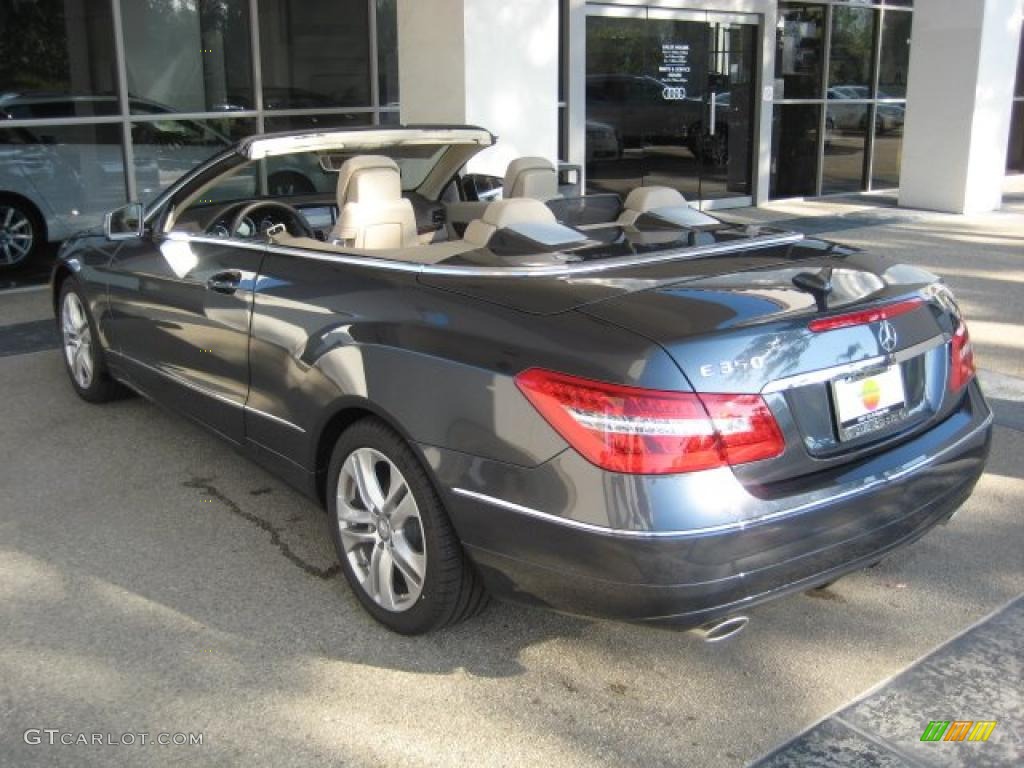 Steel Grey Metallic 2011 Mercedes-Benz E 350 Cabriolet Exterior Photo #40118835