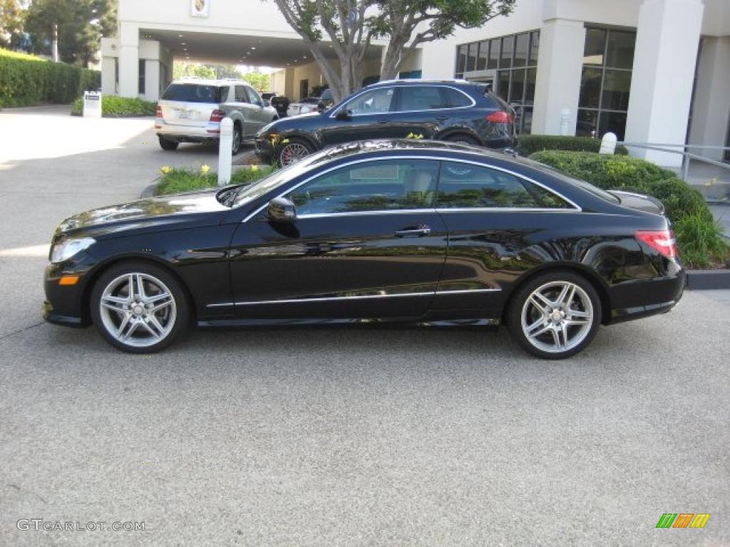 Black 2011 Mercedes-Benz E 550 Coupe Exterior Photo #40119140