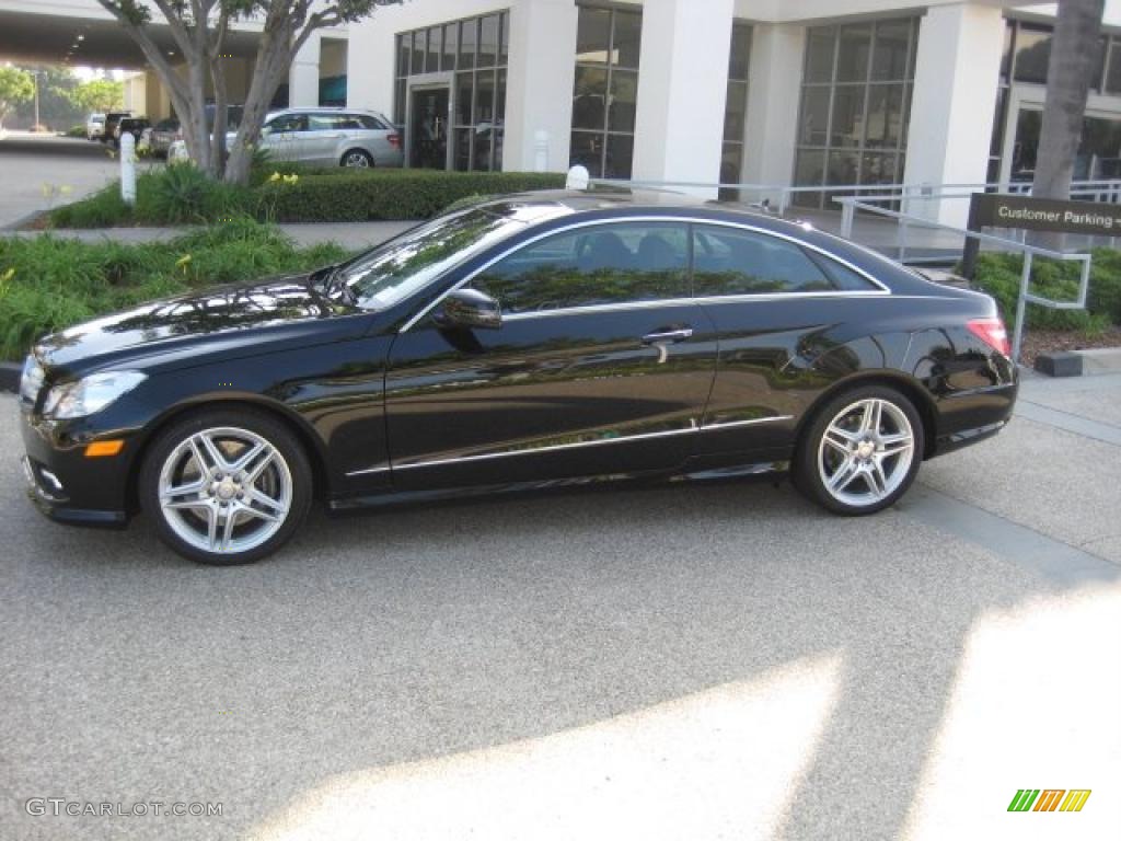 Black 2011 Mercedes-Benz E 550 Coupe Exterior Photo #40119547