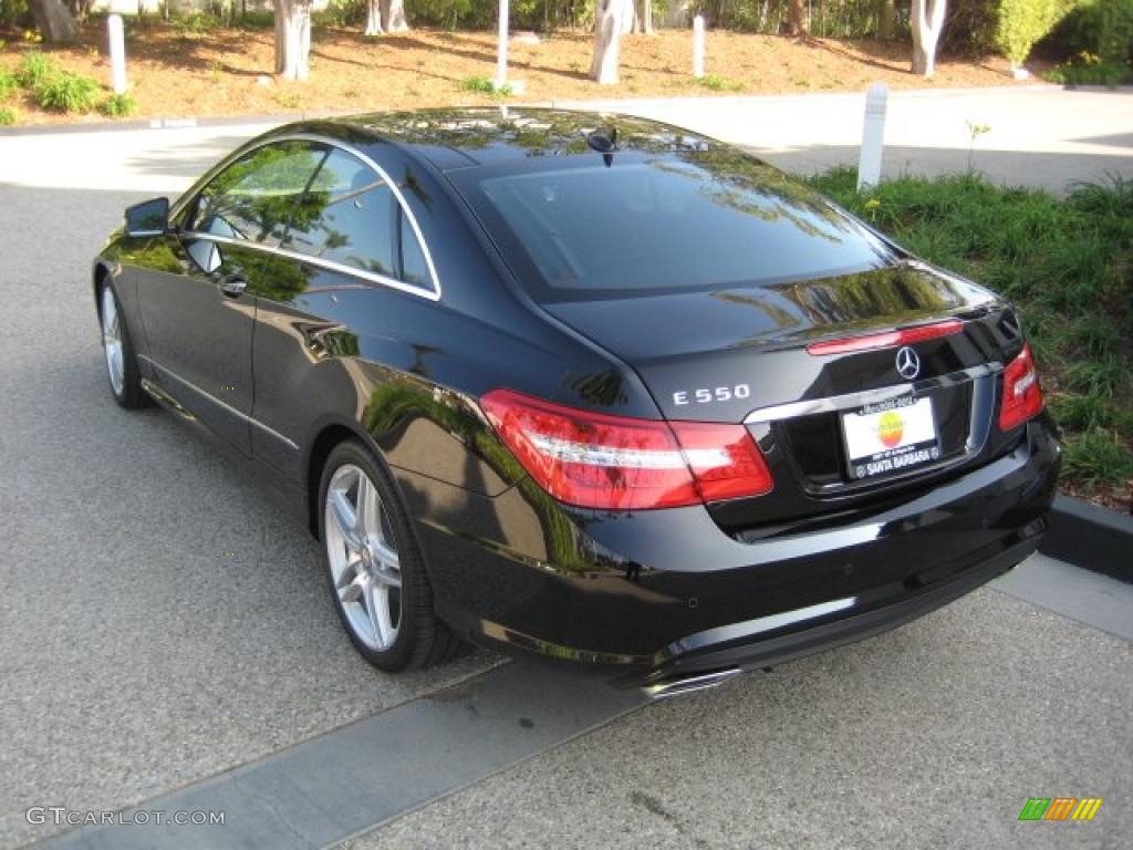 Black 2011 Mercedes-Benz E 550 Coupe Exterior Photo #40119563