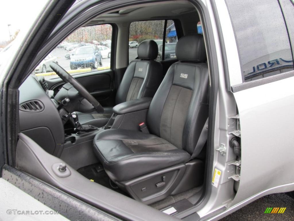 Ebony Interior 2008 Chevrolet TrailBlazer SS 4x4 Photo #40120335