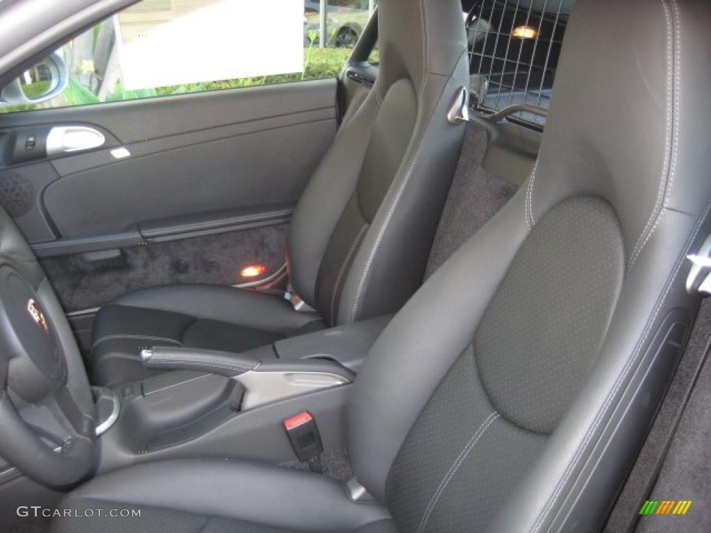 Black Interior 2011 Porsche Cayman S Photo #40120507