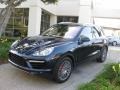 2011 Dark Blue Metallic Porsche Cayenne Turbo  photo #1