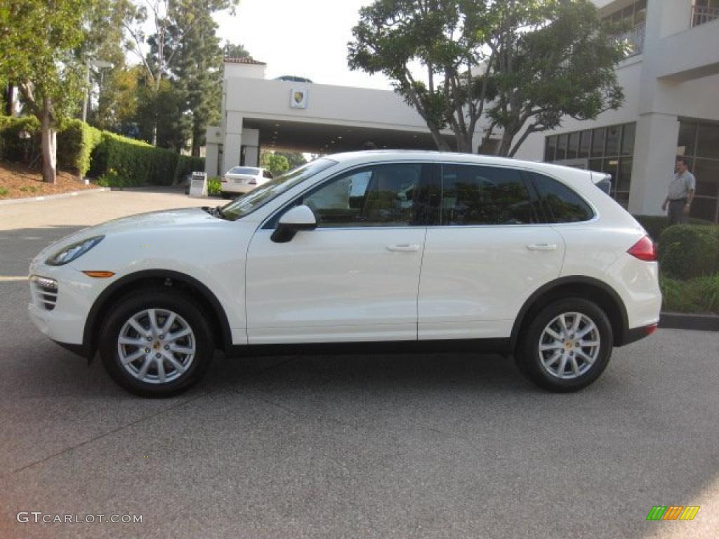 Sand White 2011 Porsche Cayenne Standard Cayenne Model Exterior Photo #40120775