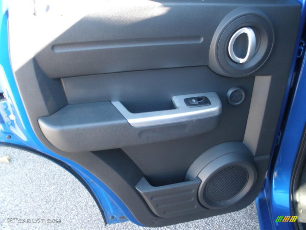 2008 Dodge Nitro R/T Dark Slate Gray/Blue Door Panel Photo #40120791