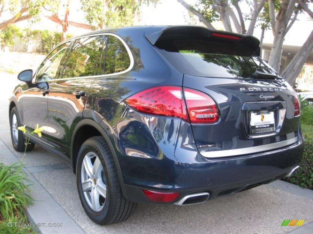 2011 Cayenne  - Dark Blue Metallic / Luxor Beige photo #3