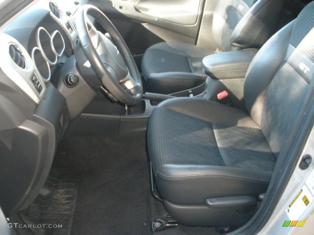 Ebony Interior 2010 Pontiac Vibe GT Photo #40121323