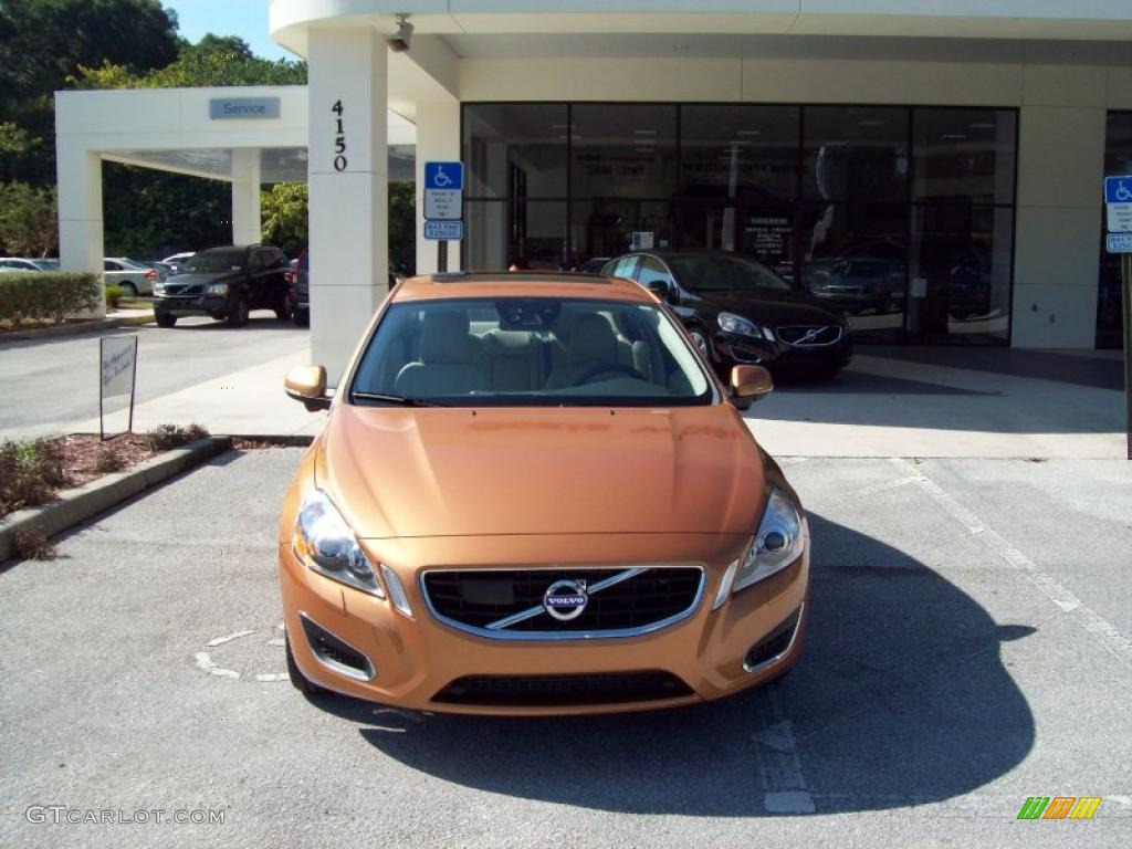 Vibrant Copper Metallic 2011 Volvo S60 T6 AWD Exterior Photo #40122099
