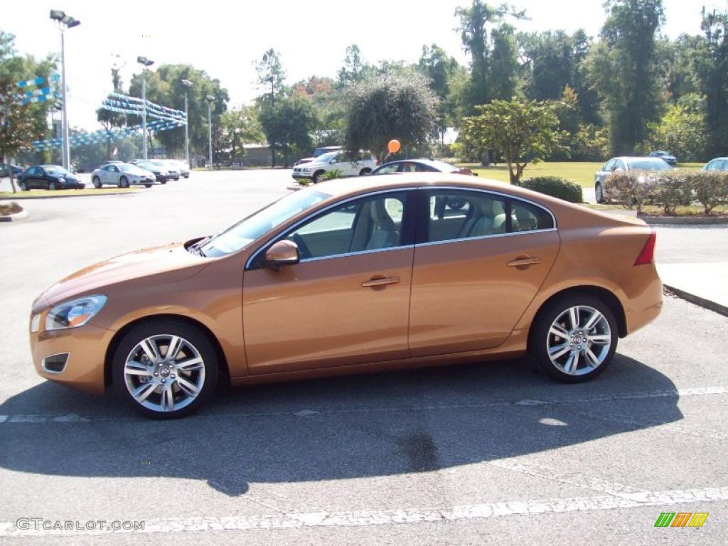 Vibrant Copper Metallic 2011 Volvo S60 T6 AWD Exterior Photo #40122135