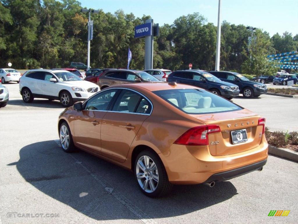 Vibrant Copper Metallic 2011 Volvo S60 T6 AWD Exterior Photo #40122151