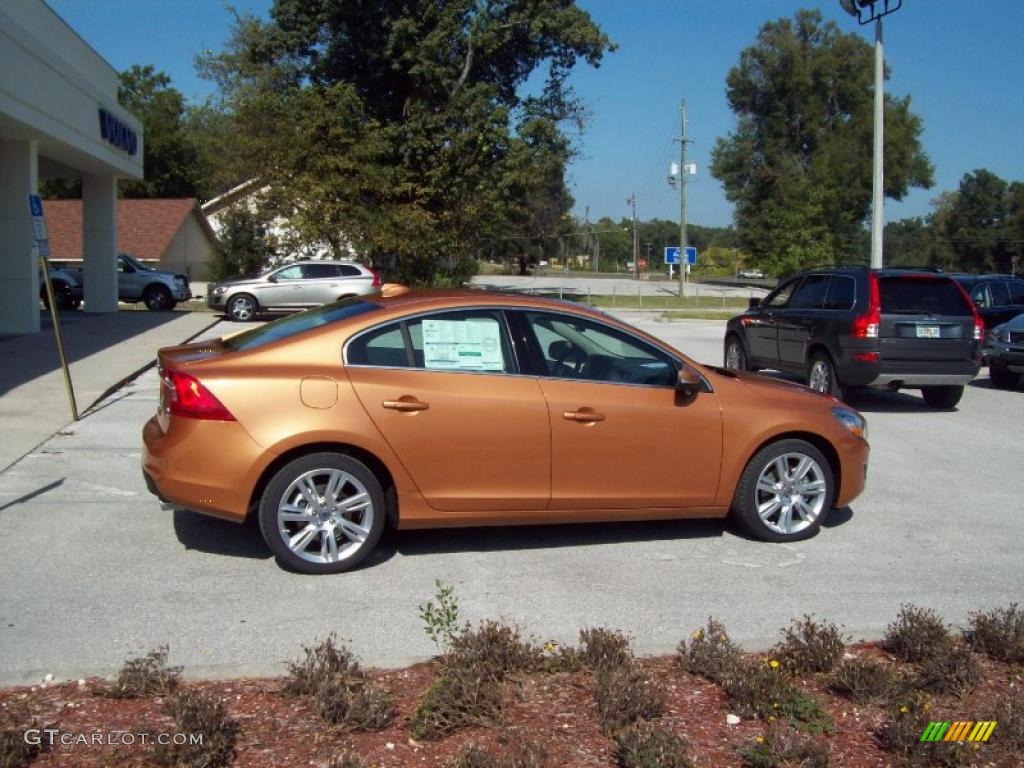 Vibrant Copper Metallic 2011 Volvo S60 T6 AWD Exterior Photo #40122187