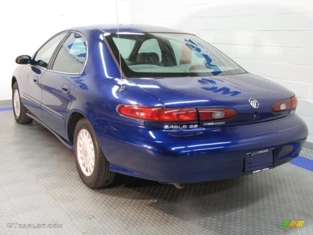 1996 Sable GS Sedan - Royal Blue Metallic / Gray photo #3