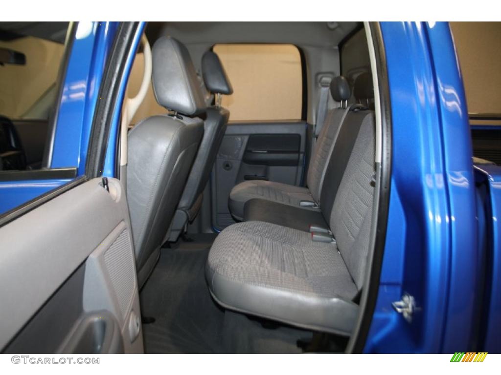 2008 Ram 1500 SXT Quad Cab - Electric Blue Pearl / Medium Slate Gray photo #26