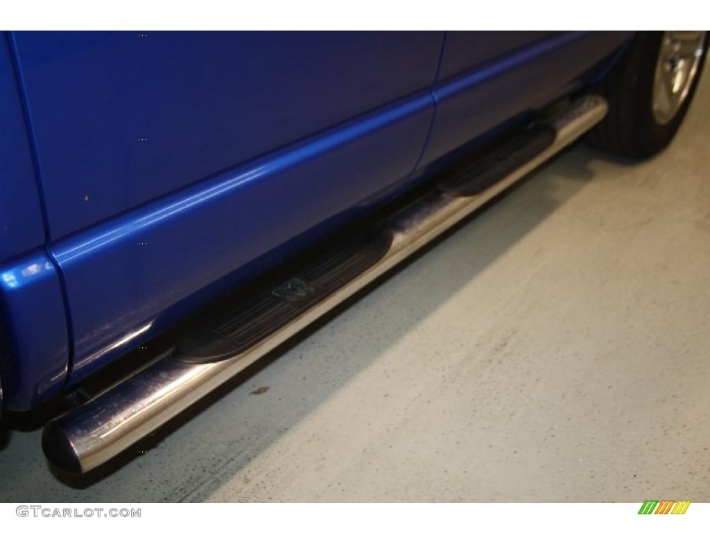 2008 Ram 1500 SXT Quad Cab - Electric Blue Pearl / Medium Slate Gray photo #37