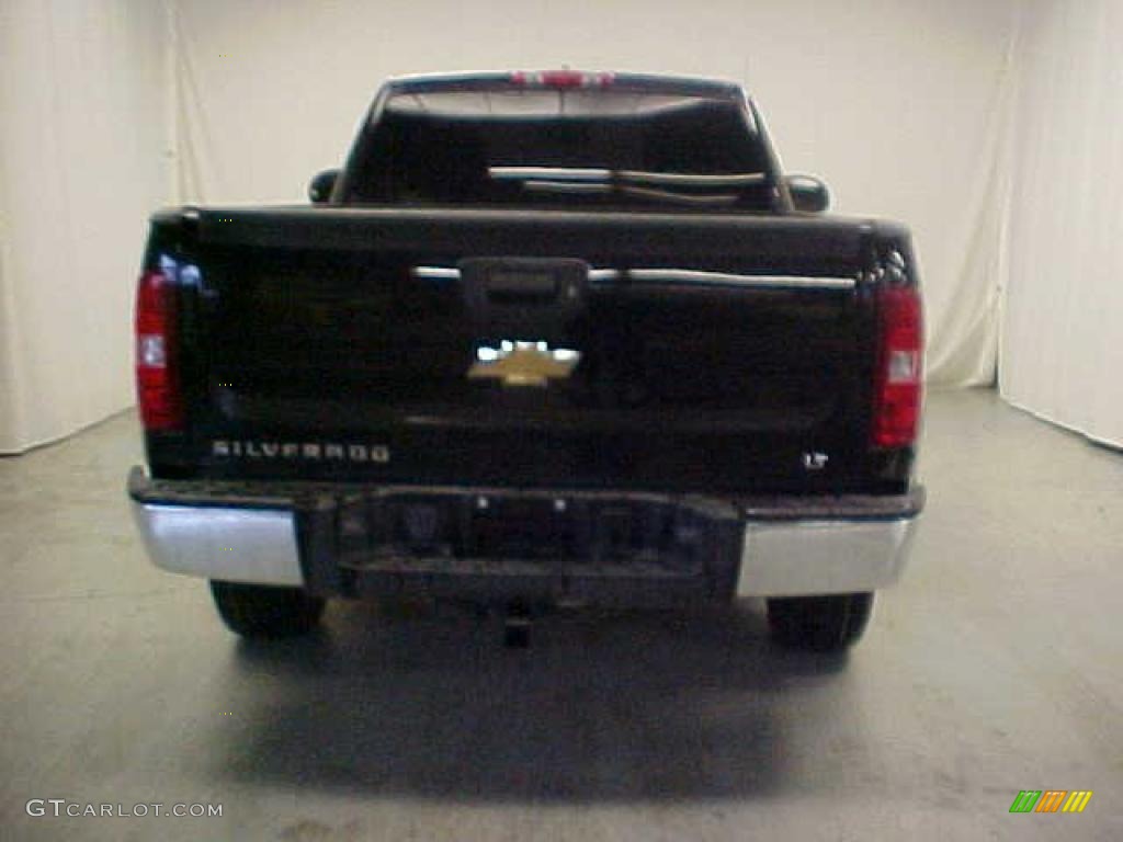 2007 Silverado 1500 LT Z71 Regular Cab 4x4 - Black / Light Titanium/Ebony Black photo #7