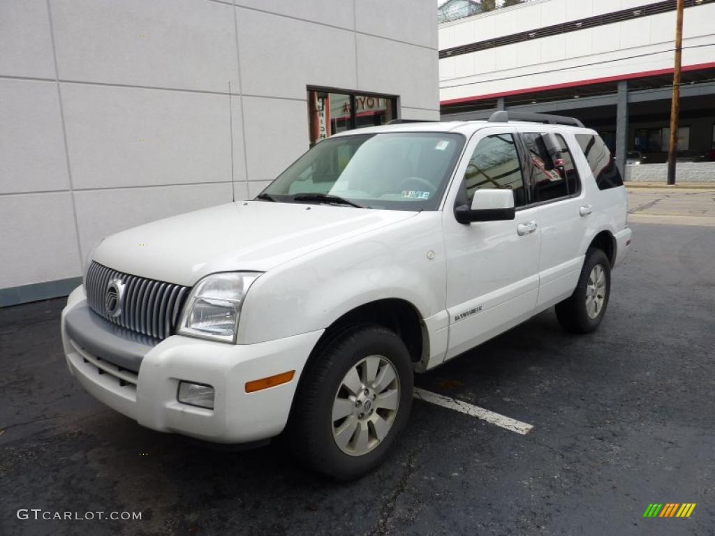 White Suede 2008 Mercury Mountaineer AWD Exterior Photo #40125008