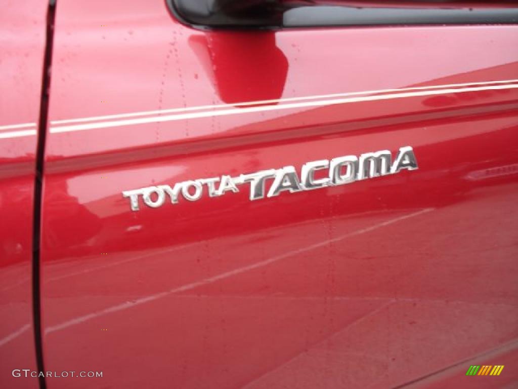2004 Tacoma V6 TRD Xtracab 4x4 - Impulse Red Pearl / Oak photo #26