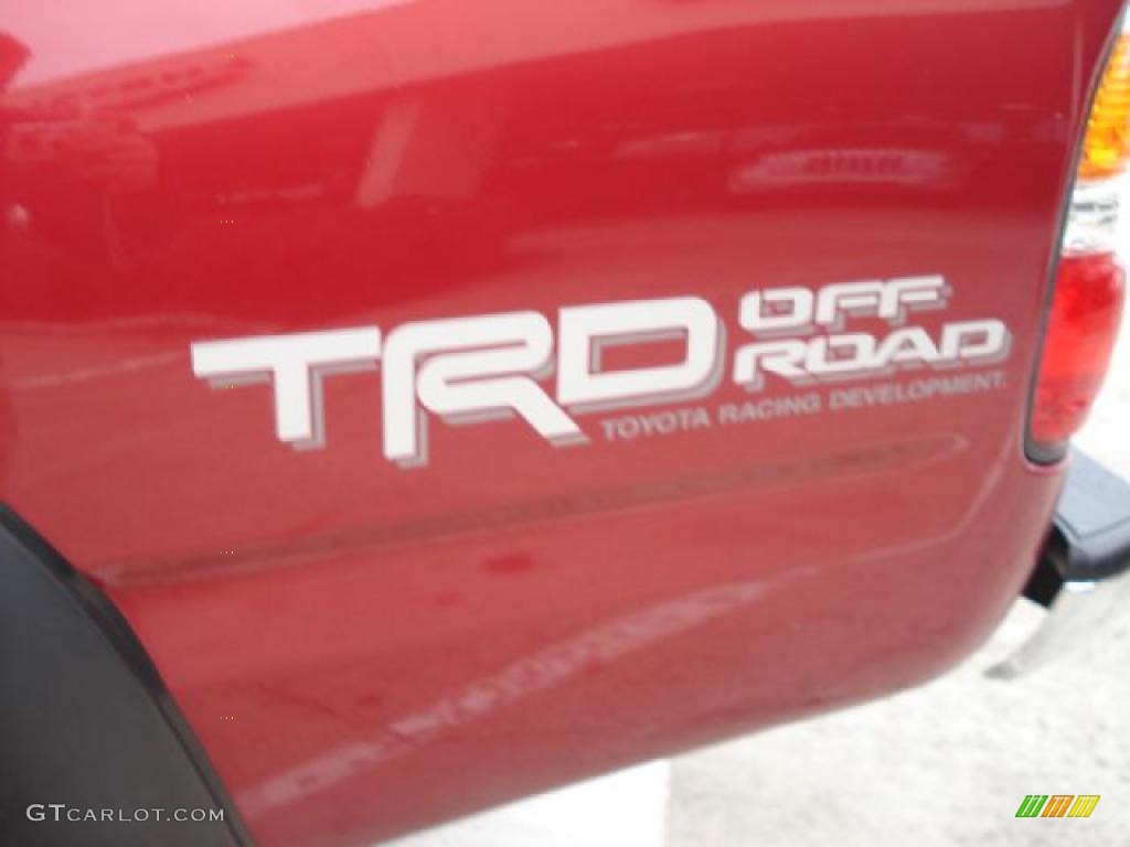 2004 Tacoma V6 TRD Xtracab 4x4 - Impulse Red Pearl / Oak photo #29