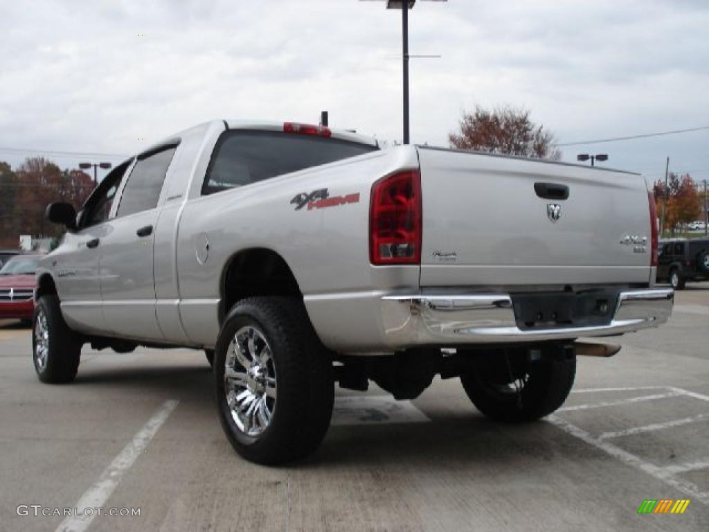 2006 Ram 1500 SLT Mega Cab 4x4 - Bright Silver Metallic / Medium Slate Gray photo #5