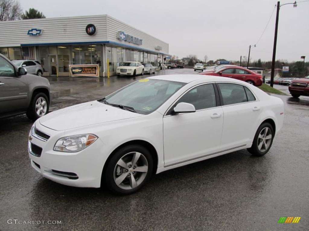 Summit White 2011 Chevrolet Malibu LT Exterior Photo #40126256