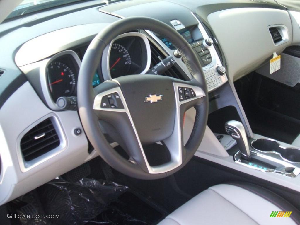 2011 Chevrolet Equinox LT Light Titanium/Jet Black Dashboard Photo #40126904