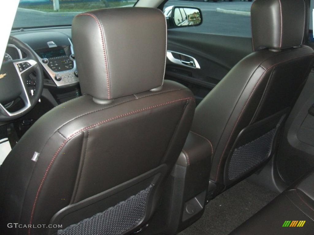 Jet Black Interior 2011 Chevrolet Equinox LTZ Photo #40127104