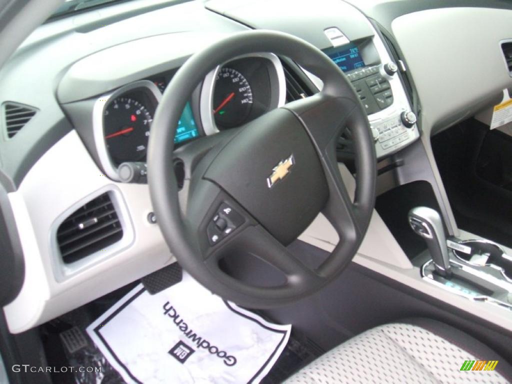 Light Titanium/Jet Black Interior 2011 Chevrolet Equinox LS Photo #40127282
