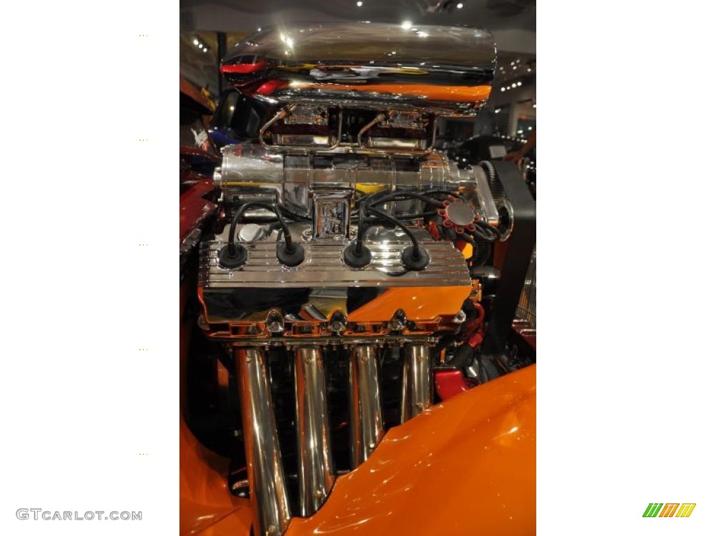 1934 Model B Custom 2 Door - Candy Apple Red/Orange Pearl / Black photo #6