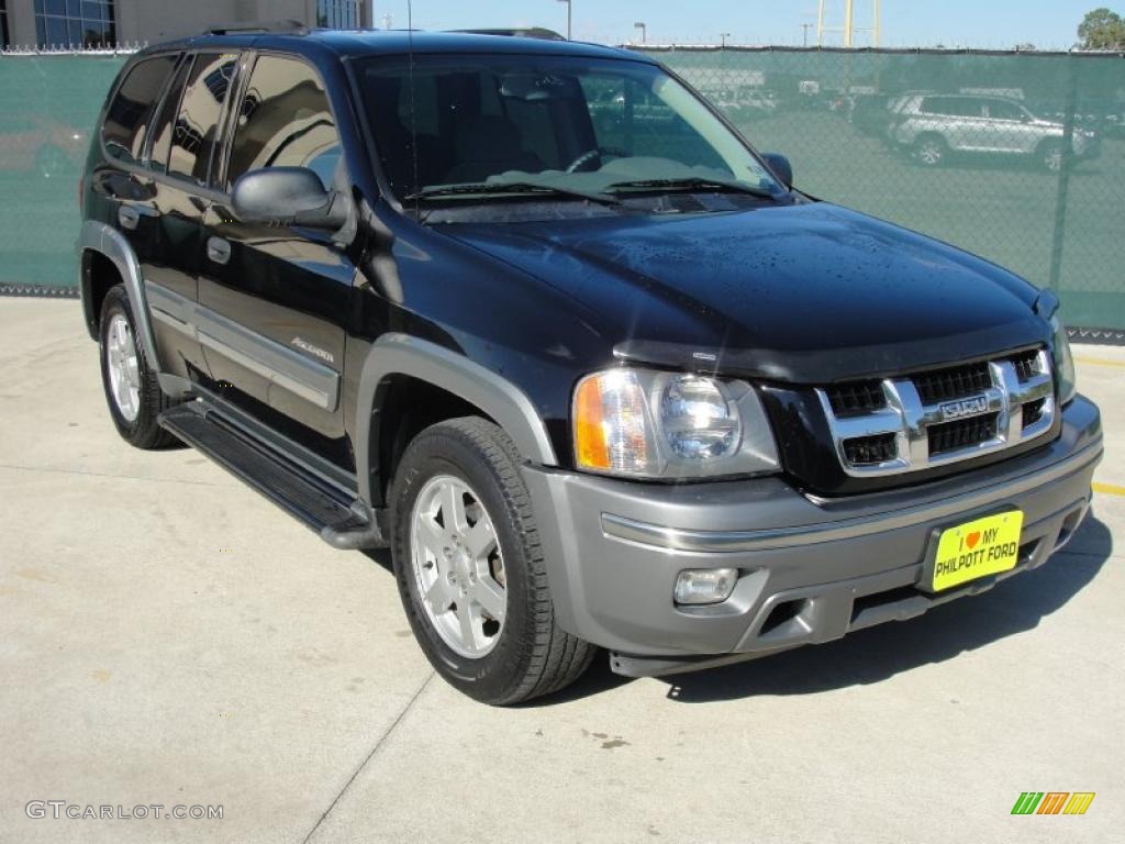 2005 Ascender S - Onyx Black / Dark Gray/Light Gray photo #1