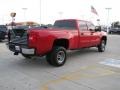 Fire Red - Sierra 3500HD SLE Crew Cab 4x4 Dually Photo No. 17