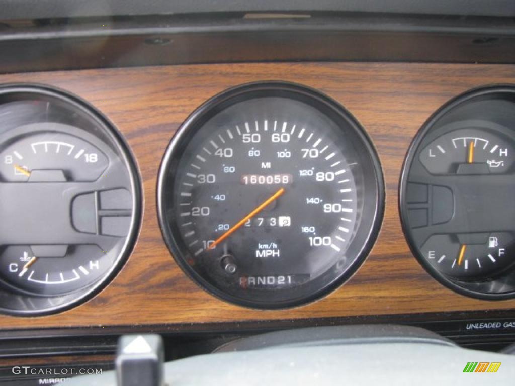1992 Dodge Ram 250 LE Regular Cab 4x4 Gauges Photo #40129124