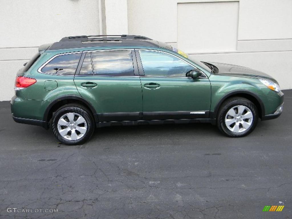 Cypress Green Pearl 2010 Subaru Outback 2.5i Premium Wagon Exterior Photo #40129460