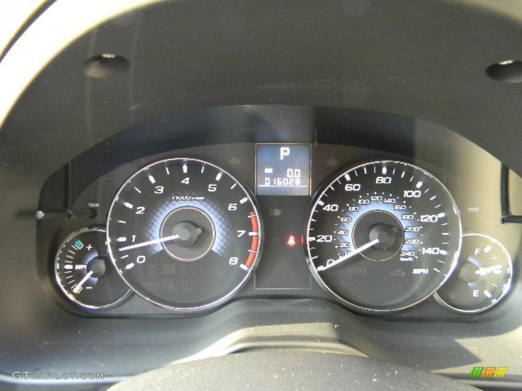 2010 Subaru Outback 2.5i Premium Wagon Gauges Photo #40129764