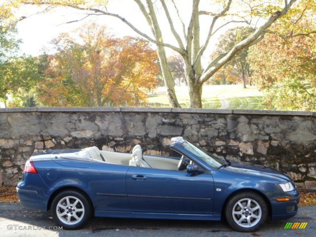 Fusion Blue Metallic 2007 Saab 9-3 2.0T Convertible Exterior Photo #40130492