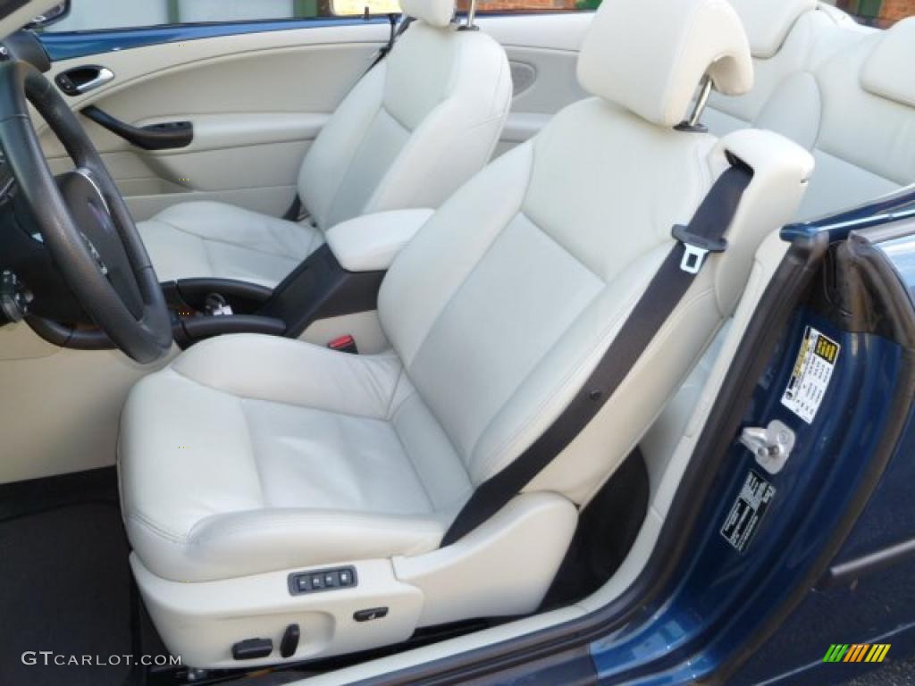Parchment Interior 2007 Saab 9-3 2.0T Convertible Photo #40130572