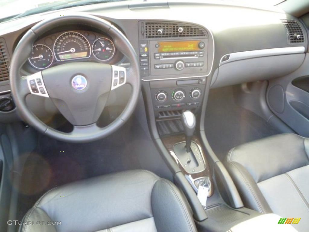 2007 9-3 2.0T Convertible - Black / Black/Gray photo #7