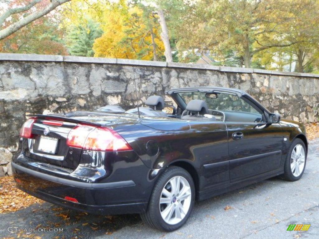 2007 9-3 2.0T Convertible - Black / Black/Gray photo #15