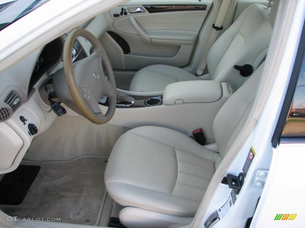 Stone Interior 2006 Mercedes-Benz C 350 4Matic Luxury Photo #40135129