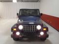 2001 Patriot Blue Pearl Jeep Wrangler Sport 4x4  photo #2