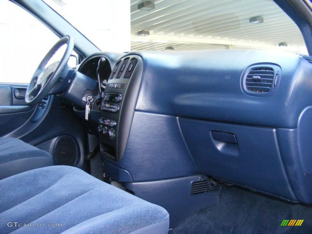 2003 Dodge Grand Caravan Sport Navy Blue Dashboard Photo #40135427