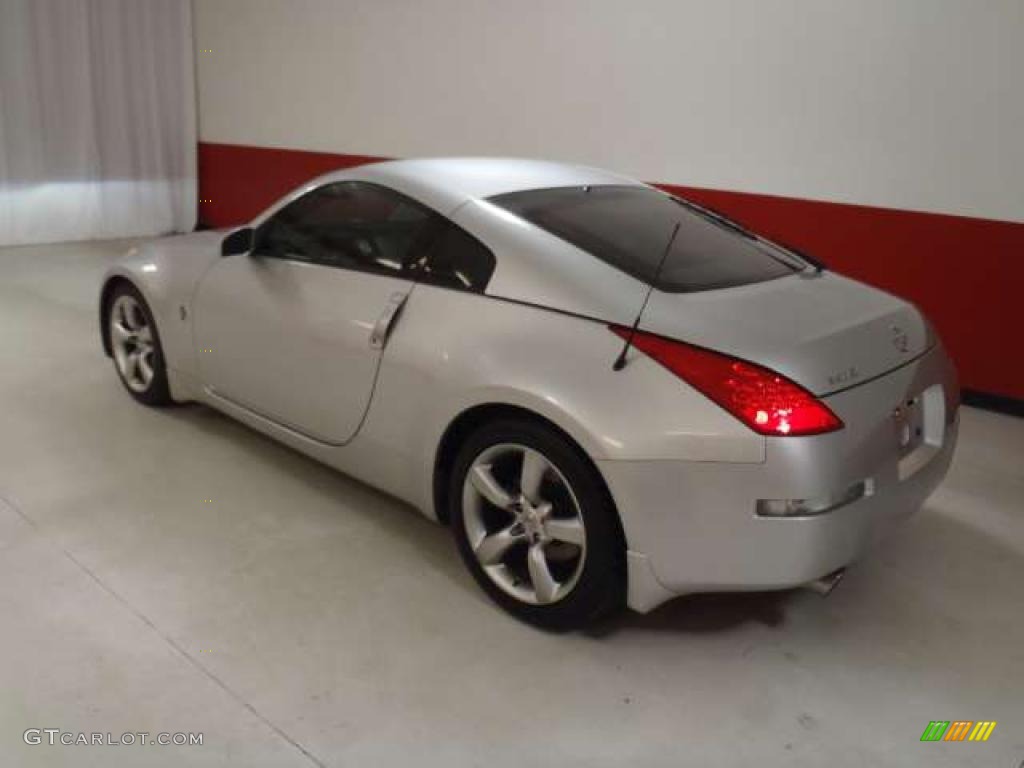 2006 350Z Touring Coupe - Silver Alloy Metallic / Charcoal Leather photo #6