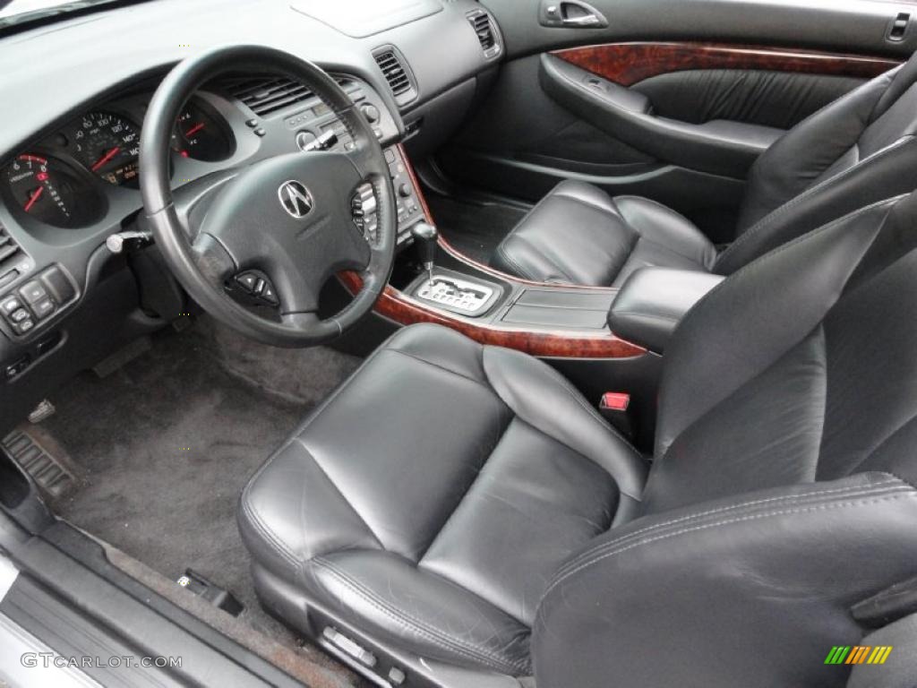 Ebony Interior 2003 Acura CL 3.2 Photo #40136405