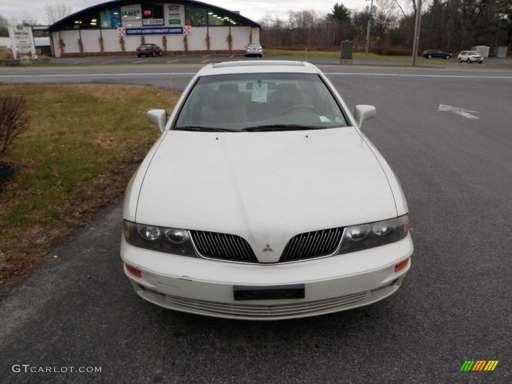 2002 Diamante LS - Vail White / Brown/Tan photo #2